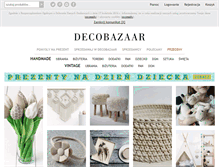 Tablet Screenshot of decobazaar.com